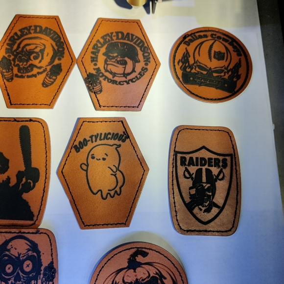 Harley Davidson Halloween hat patches personalized $15 each - Picture 6 of 6